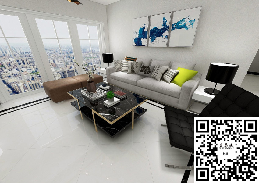 贝乐陶瓷砖与您一起浅谈大理石瓷砖装饰效果