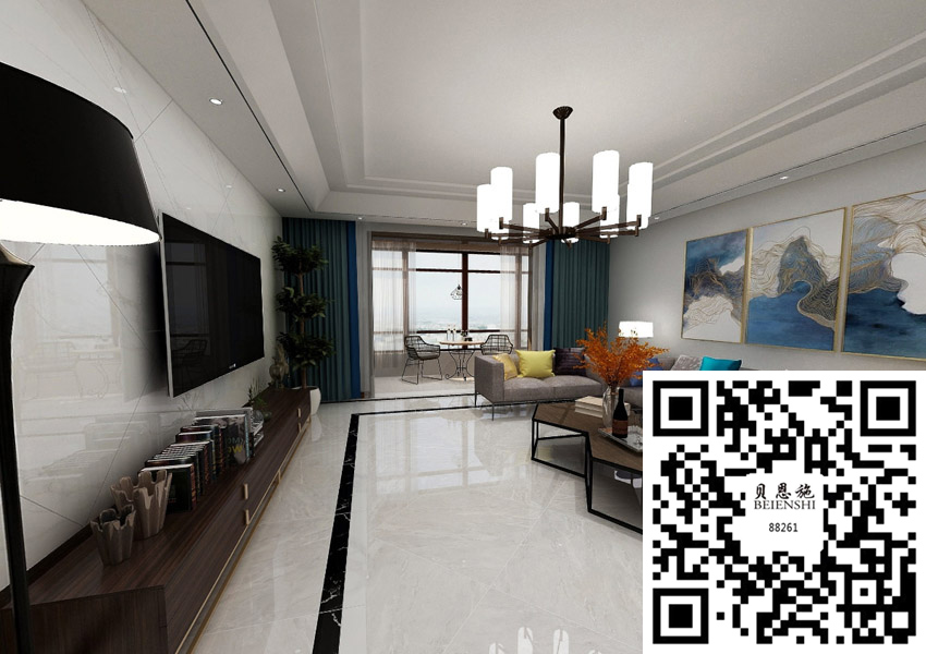 贝乐陶瓷砖与您一起浅谈大理石瓷砖装饰效果